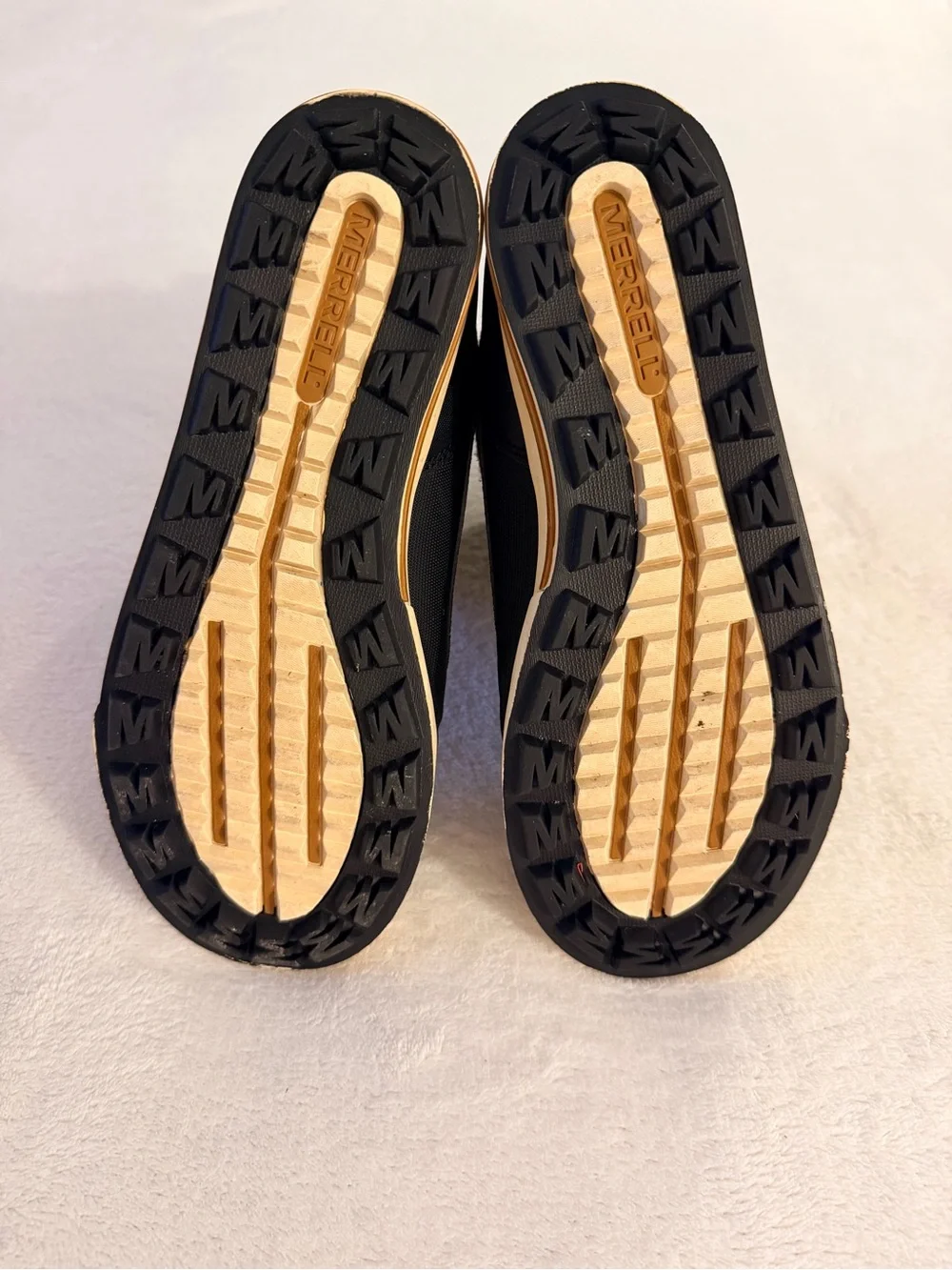 Merrell Kids Black and Mustard Winter Boots